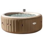 Intex 28404 Pure Spa Bubble Therapy con Pompa, Riscaldatore e Sistema Purificazione Acqua, 196x 71 cm