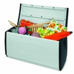 Terry 1101892 Prince Box 120 QBlack Baule in Plastica, Grigio/Nero, 120 x 54 x 57 cm