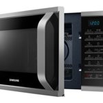 Samsung MC28H5015CS Forno a Microonde Combinato da 900 + 1500 + 2100 W con Grill e Piatto Doratore, 28 Litri, Grigio