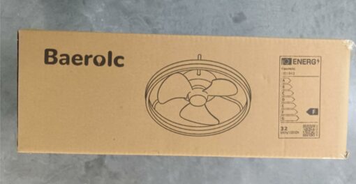 Baerolc Ventilatore da Soffitto con Luce, 40CM Dimmerabile Plafoniera con Ventilatore con Telecomando, 6- Marce Lampadario con ventilatore da soffitto, Temporizzazione ventilatore silenzioso