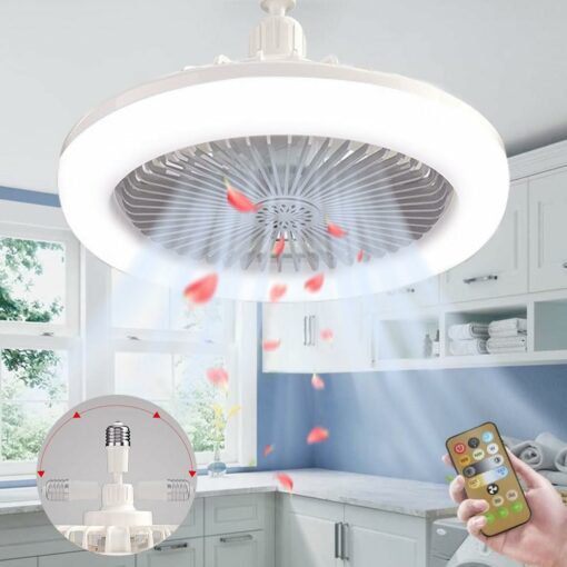 lampadario led con ventilatore