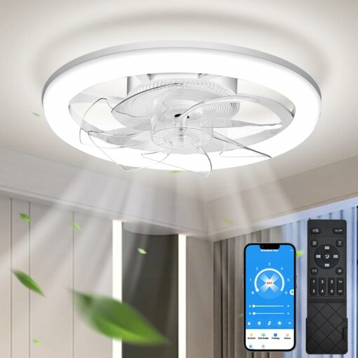 lampadario led con ventilatore