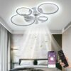 lampadario led con ventilatore