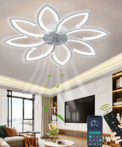 lampadario led con ventilatore