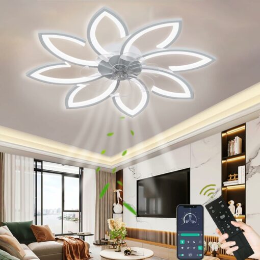 lampadario led con ventilatore