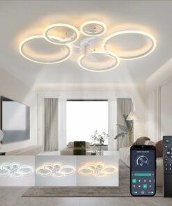 lampadario led con ventilatore