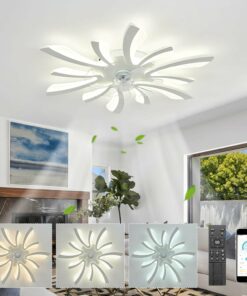 lampadario led con ventilatore