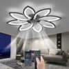 lampadario led con ventilatore