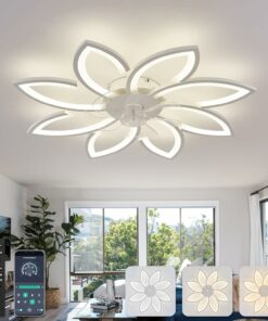 lampadario led con ventilatore