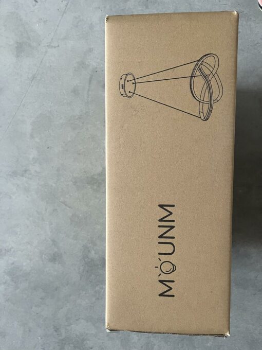 MOUNM Lampadario Soggiorno, Lampada a Sospensione 30W 3000Lumens, Lampadari a LED Dimmerabili 3000K-6000K con Telecomando, Adatto per Sala da Pranzo, Soggiorno, Camera da Letto, Ufficio, ecc.