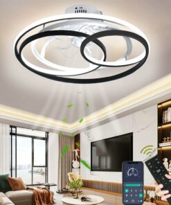 lampadario led con ventilatore