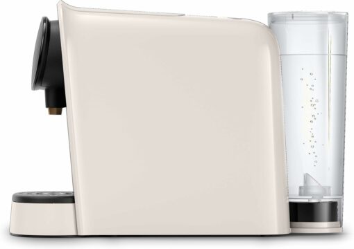 Philips Domestic Appliances L'OR - Barista, macchina da caffè con capsule classiche o doppie, 19 bar di pressione, serbatoio 1 l, 9 capsule incluse, bianco satinato, LM8012/00